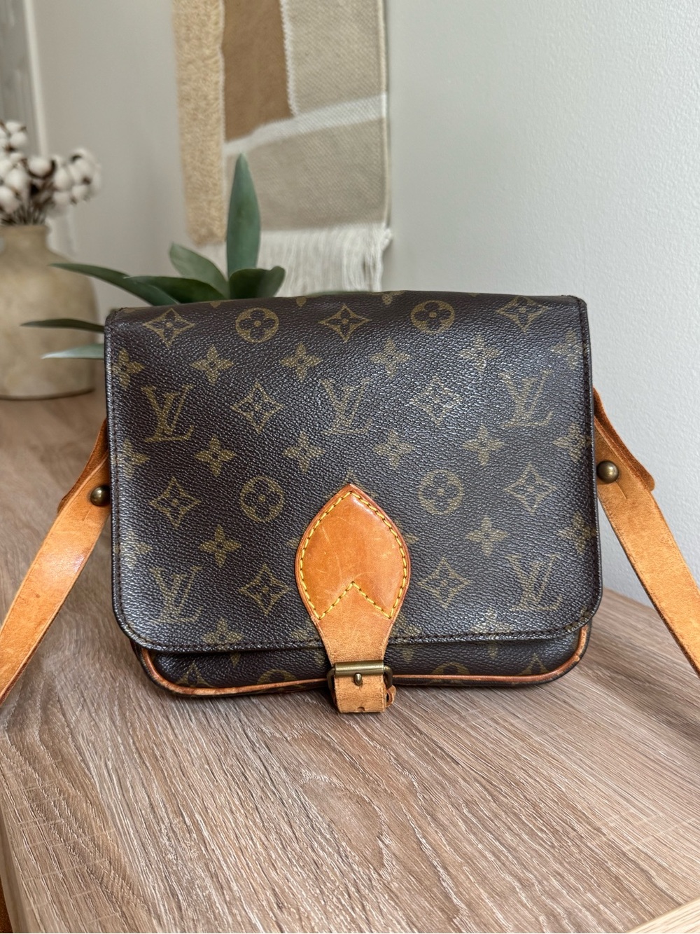 ✅AUTH✅LOUIS VUITTON CARTOUCHIERE MM CROSSBODY BAG